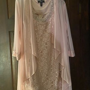 R & M Collection Embellished Jacket Dress